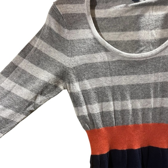 BODEN ~ Striped Color Block Sweater Dress Cashmere Angora Blend - Picture 2 of 9